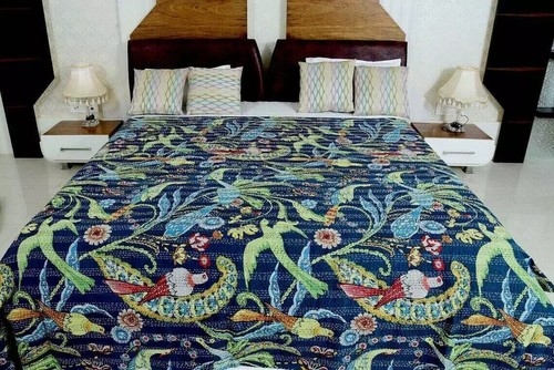 Indische blumen kantha - blumen,