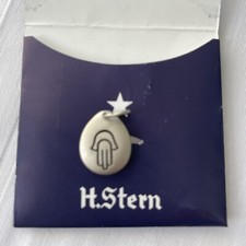 H.Stern, Silber Symbol Anhänger, HAMSA Sammler Schmuck OVP