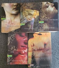 Twilight Saga Bücherreihe Stephenie Meyer 1-5 Biss-Reihe Taschenbücher