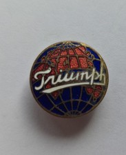 Vintage emaille triumph globus - emaille,