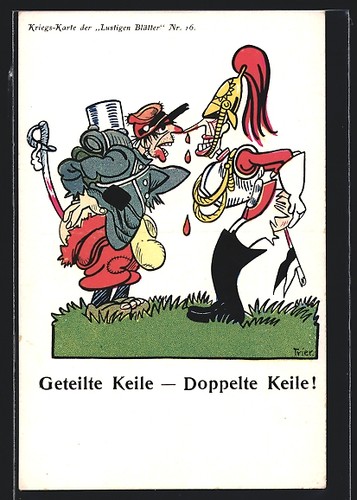 Künstler walter trier - künstler-ak,