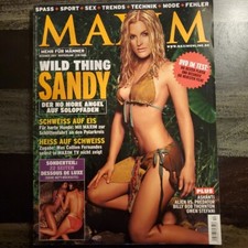 ♡ Maxim 12/2004, No Angel Sandy, Männermagazin,  Style, Erotik, Zeitschrift
