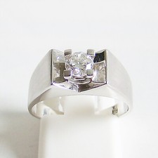 Herrenring Weißgold 585er