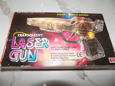 VINTAGE TRANSPARENTES LASERPISTOLENLICHT BEWEGEN SIE SICH ENTLANG LICHT POTEX SUPER 8 SPACE SOUNDS
