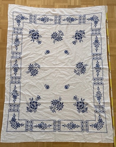 Tischdecke weiß leinen - tischdecke,