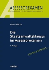 Die Staatsanwaltsklausur im