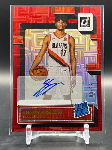Shaedon sharpe 2022 donruss - sharpe,