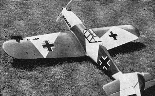 Bauplan messerschmitt 109 - me,