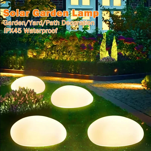 Solar gartenleuchte steinoptik - solar,