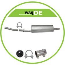 Mittelschalldämpfer Auspuff Peugeot 807 & Citroen C8 - 2.2 inkl. Montagesatz