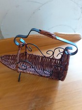 Weinflaschenhalter Metall/Korb