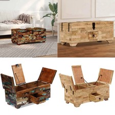 Couchtisch Truhe Beistelltisch Sofatisch Kiste Wohnzimmertisch Altholz vidaXL