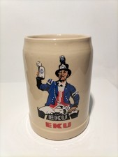 Rarität! Vintage alter Bierkrug EKU Erste Kulmbacher Actienbrauerei 0,5 L