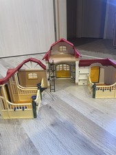 Playmobil Reiter-Hof Set 5221 6254 mit Pferden und Ponys