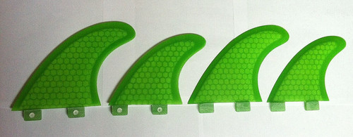 Surfboard flossen fcs quad set - surfboard,