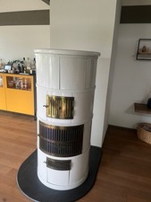 Kaminofen HASE mit weissen Kachel DEKORATIONSSTÜCK