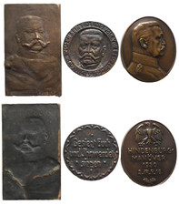 Medaille Hindenburg, Wahlmedaille 1925 + Manöver 1930 + Plakette