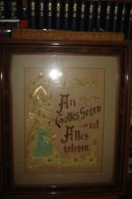 antikes Votivbild, Haussegen