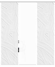 84676 Schiebegardine TALIA Digitaldurck Dekostoff Seidenoptik 245x60