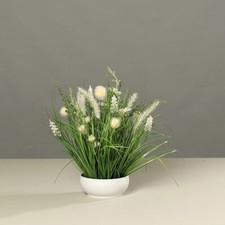Künstliche Wiesenblumen Creme