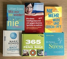Buchpaket 6teilig für Frauen Selbstverteidigung in Worten,FengShui,Magic Clean. 