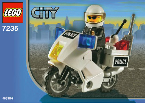 Lego city 7235 polizeimotorrad - 7235,