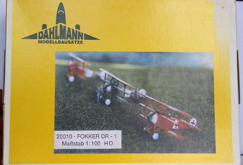 Fokker dahlmann 1 - dahlmann, 1:100