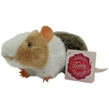 Teddy-Hermann Kleiner Hamster, dreifarbig Kuscheltier 12cm Neu
