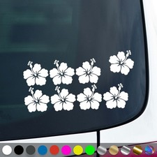 Hibiskusblüten Aufkleber Set