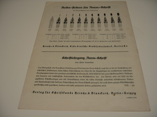 Schriftlehrgang norm schrift - schriftlehrgang, "norm-schrift"