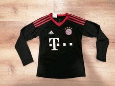 Adidas FC Bayern München Trikot Schwarz Langarm Nr. 9 Lewandowski Gr. 128
