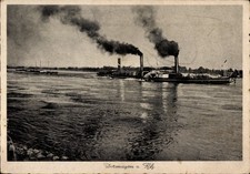 Ak Dormagen am Niederrhein, Dampfschiff - 4703805