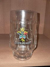 Bierkrug,  Glaskrug - Brauerei Uffenheimer Bier 0,5l - Brauerei Geuder