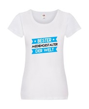Bester Mediengestalter | Medien Damen Shirt Weiß