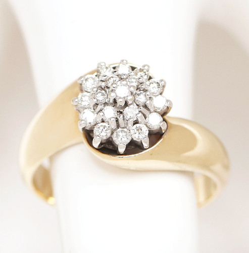 Brillantring karat 585 gold - brillantring,