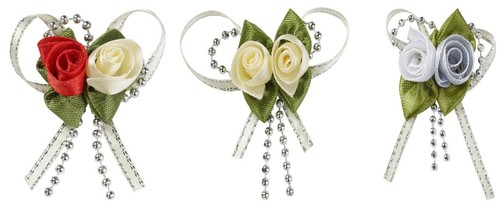 Satin rosen band - satin-rosen,