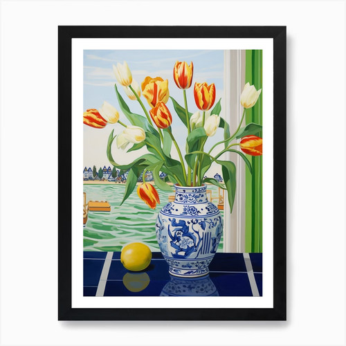 Blumen einer vase - in,