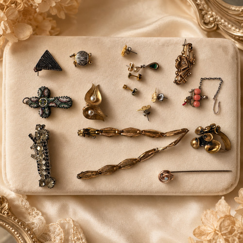 Biedermeier schmucksammlung - biedermeier,