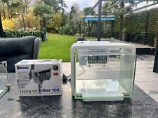Superfisch 15Aquarium Komplett-Set LED Top Zustand neuem Hang On Filter