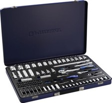 PROMAT Steckschlüsselsatz 91-tlg. 1/4 1/2 4-32mm