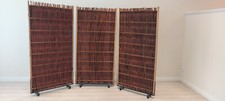 Paravent 3-teilig, rollbar