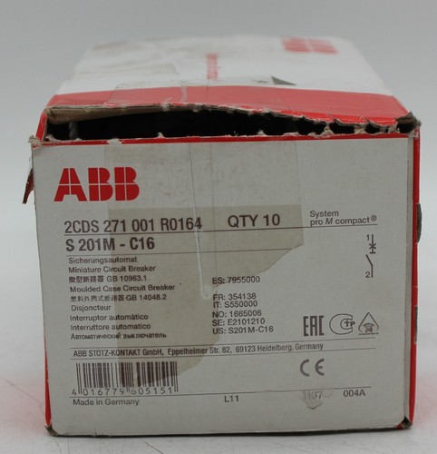 Abb s201m c16 - abb, s201m-c16