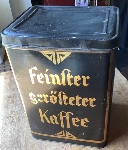 Kaffeedose blech vintage - kaffeedose,