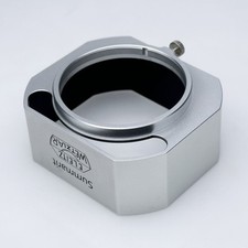 Silver Metal Aluminium alloy Lens Hood with Cap for Leica Summarit 50/1.5 Lens