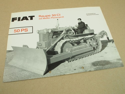 Prospekt fiat 50ci - fiat, raupe