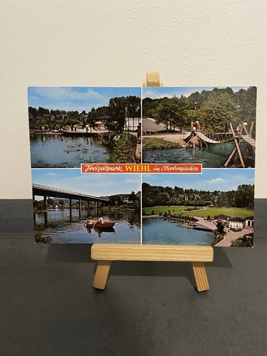 Vintage postkarte freizeitpark - vintage,