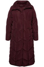 Ulla Popken Damen große Größen Steppmantel A Linie Stehkragen