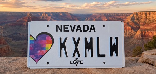 Nevada usa nummernschild plate - usa,