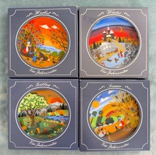Wandteller 4 Jahreszeiten