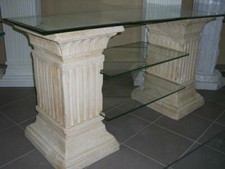 Säulenregal Fernsehschrak TV Rack Hifi Regal Fernsehtisch Phono Regal Fossil